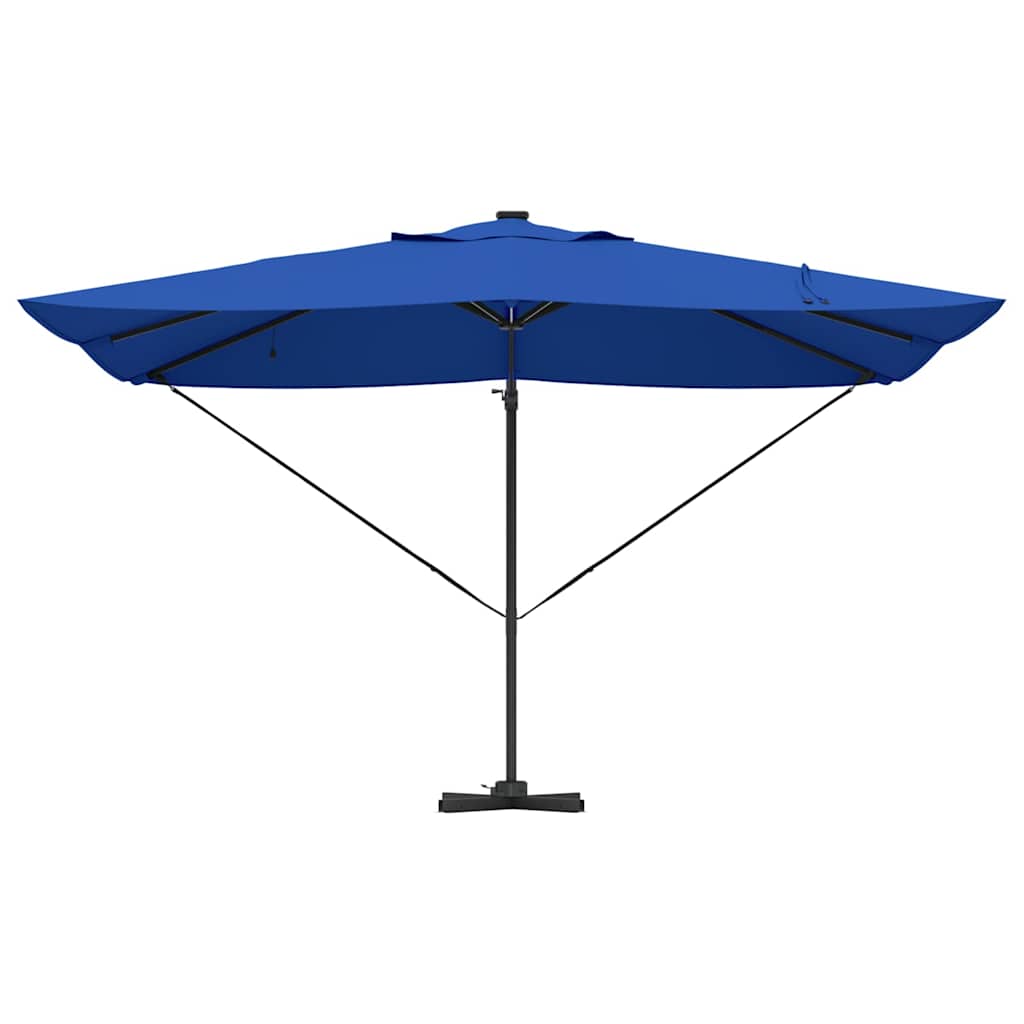 Cantilever Roma Parasol Blue and Black 352 x 251 x 265 cm