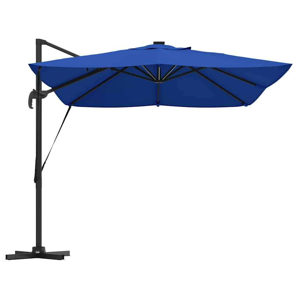 Cantilever Roma Parasol Blue and Black 352 x 251 x 265 cm