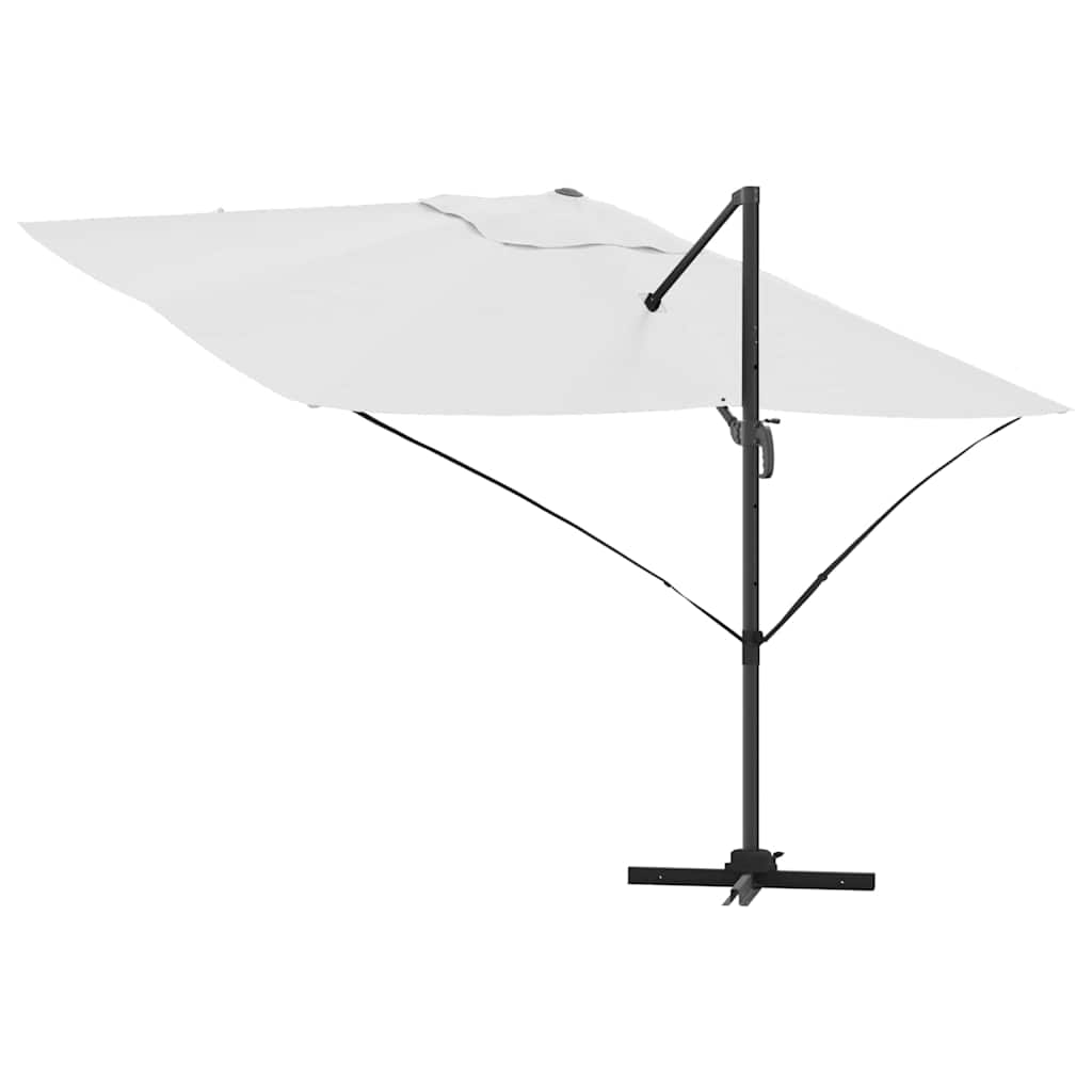 Cantilever Roma Parasol Beige and Black 352 x 251 x 260 cm