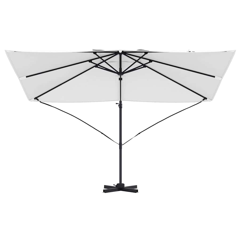Cantilever Roma Parasol Beige and Black 352 x 251 x 260 cm