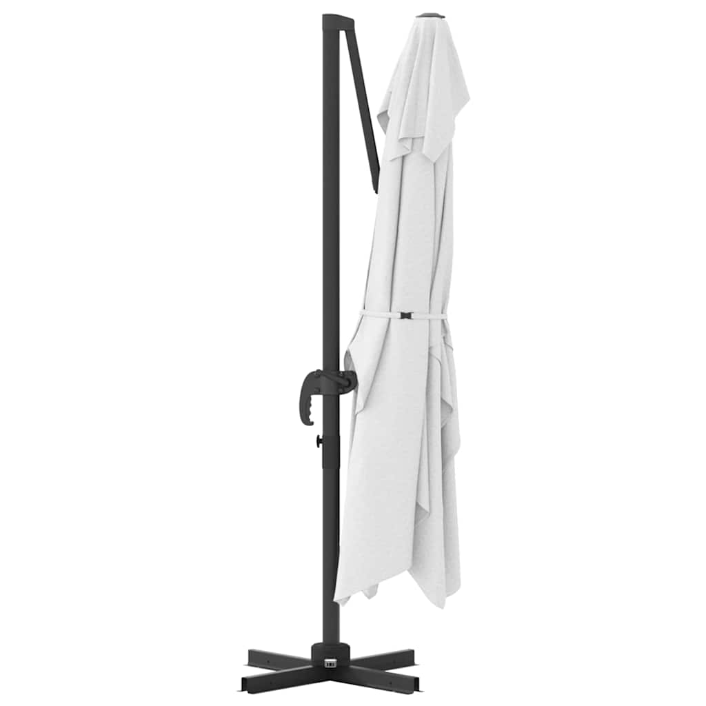 Cantilever Roma Parasol Beige and Black 352 x 251 x 260 cm