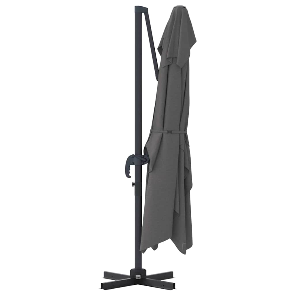 Cantilever Roma Parasol Anthracite and Black 352 x 251 x 260 cm