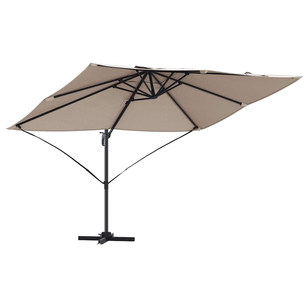 Cantilever Roma Parasol Taupe and Black 352 x 251 x 260 cm