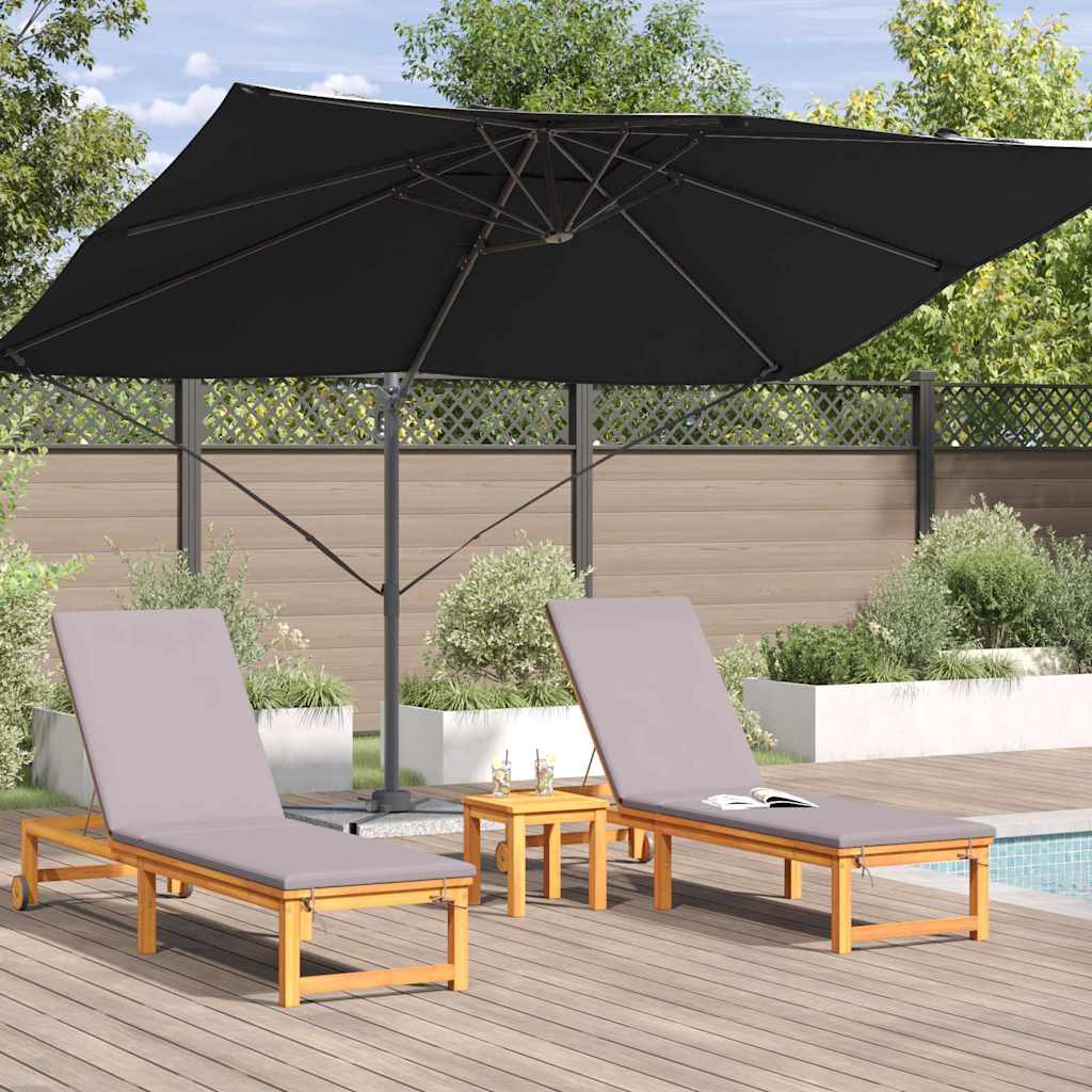 Cantilever Roma Parasol Black and Black 352 x 251 x 260 cm