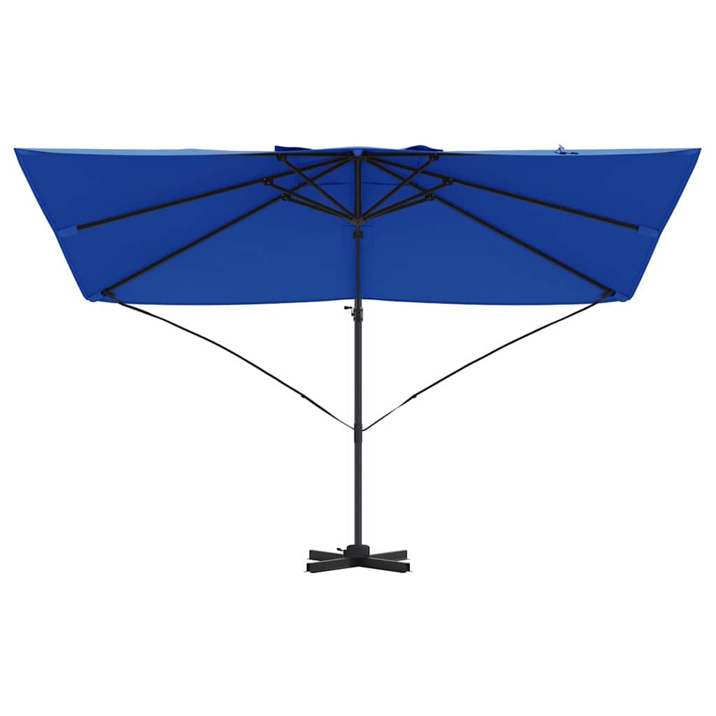 Cantilever Roma Parasol Blue and Black 352 x 251 x 260 cm