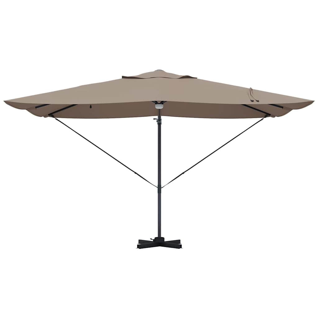 Cantilever Roma Parasol Taupe and Black 352 x 251 x 265 cm