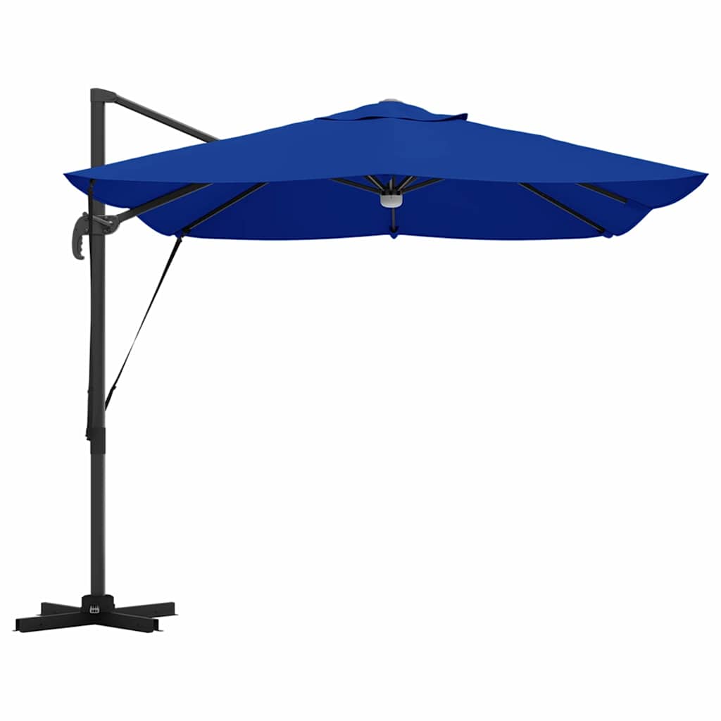 Cantilever Roma Parasol Blue and Black 352 x 251 x 265 cm