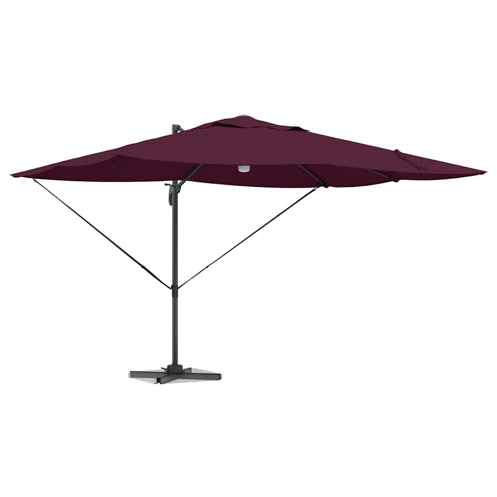 Cantilever Roma Parasol Red and Black 352 x 251 x 265 cm