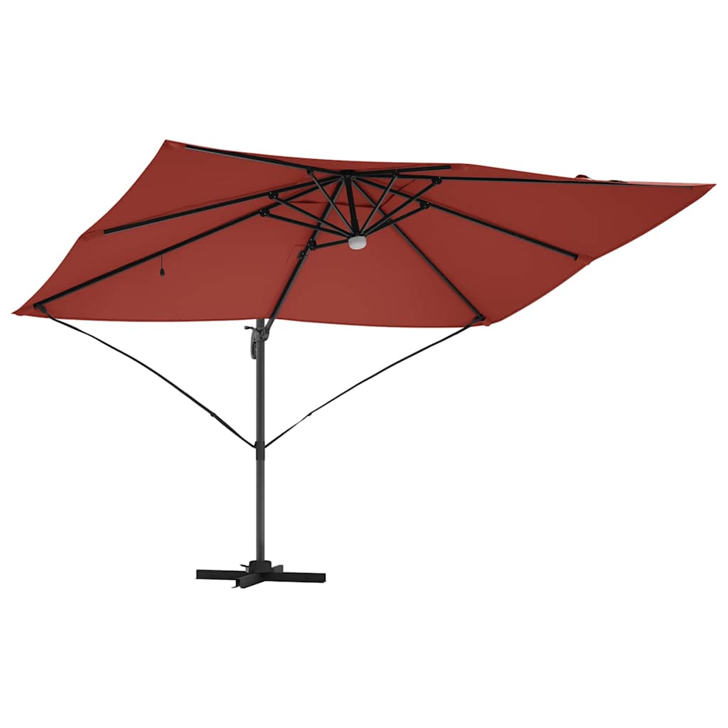 Cantilever Roma Parasol Red and Black 352 x 251 x 265 cm