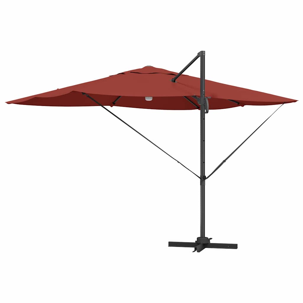 Cantilever Roma Parasol Red and Black 352 x 251 x 265 cm