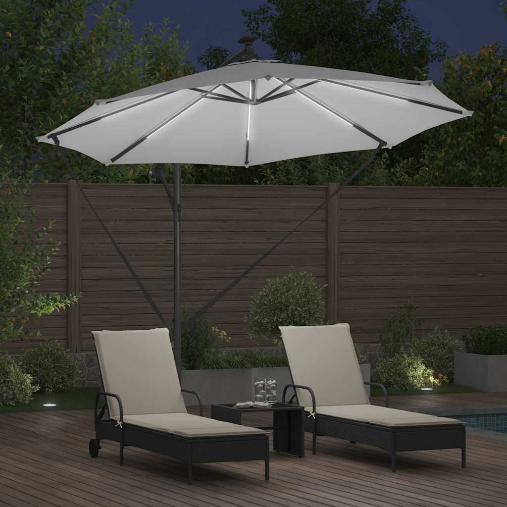 Cantilever Banana Parasol Sand 294 x 294 x 248 cm
