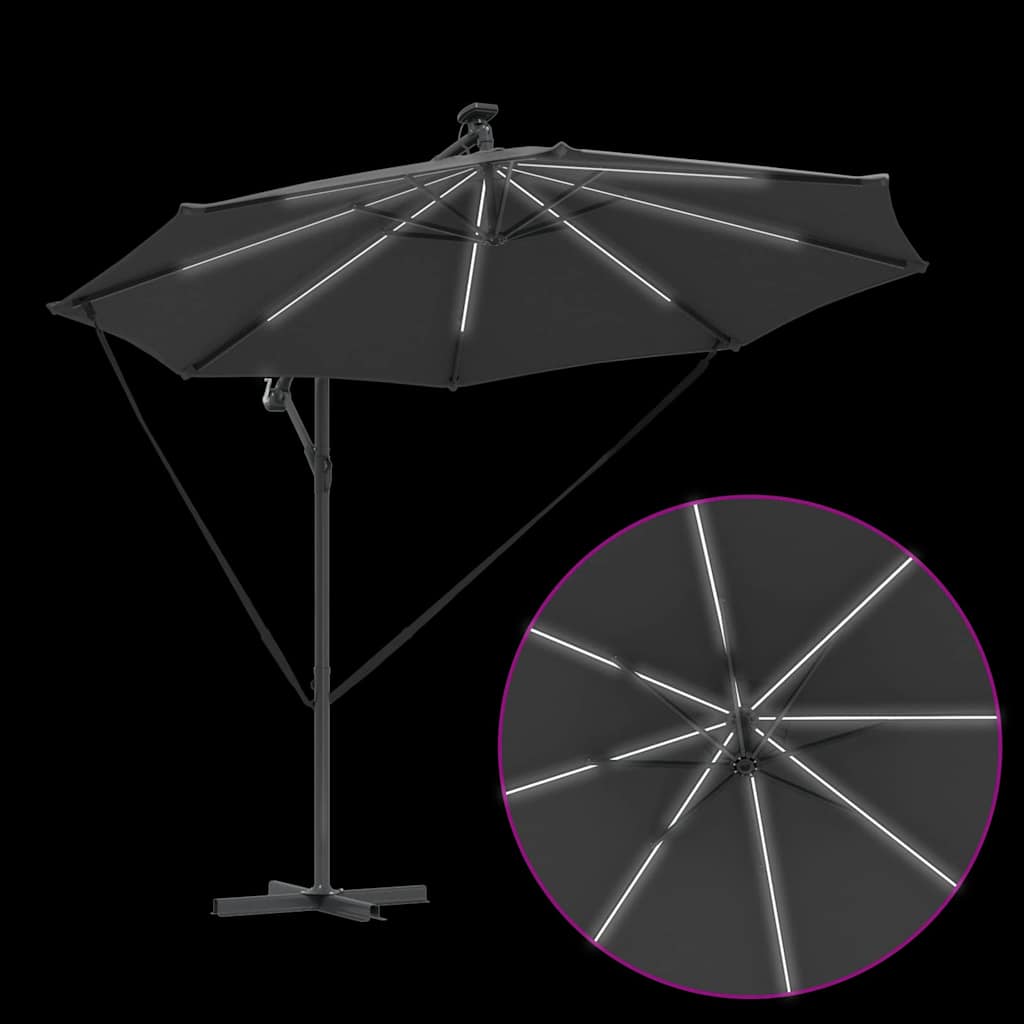 Cantilever Banana Parasol Anthracite 294 x 294 x 248 cm