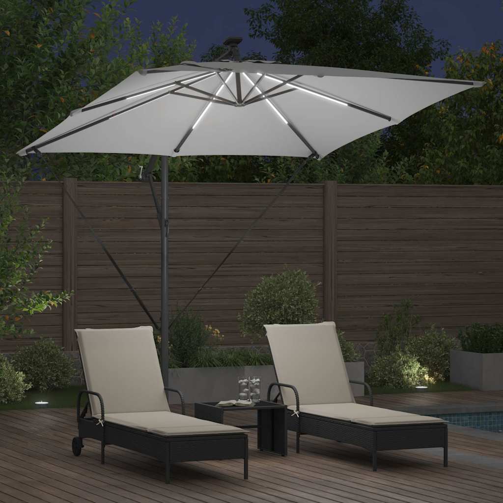 Cantilever Banana Parasol Sand 249 x 249 x 250 cm