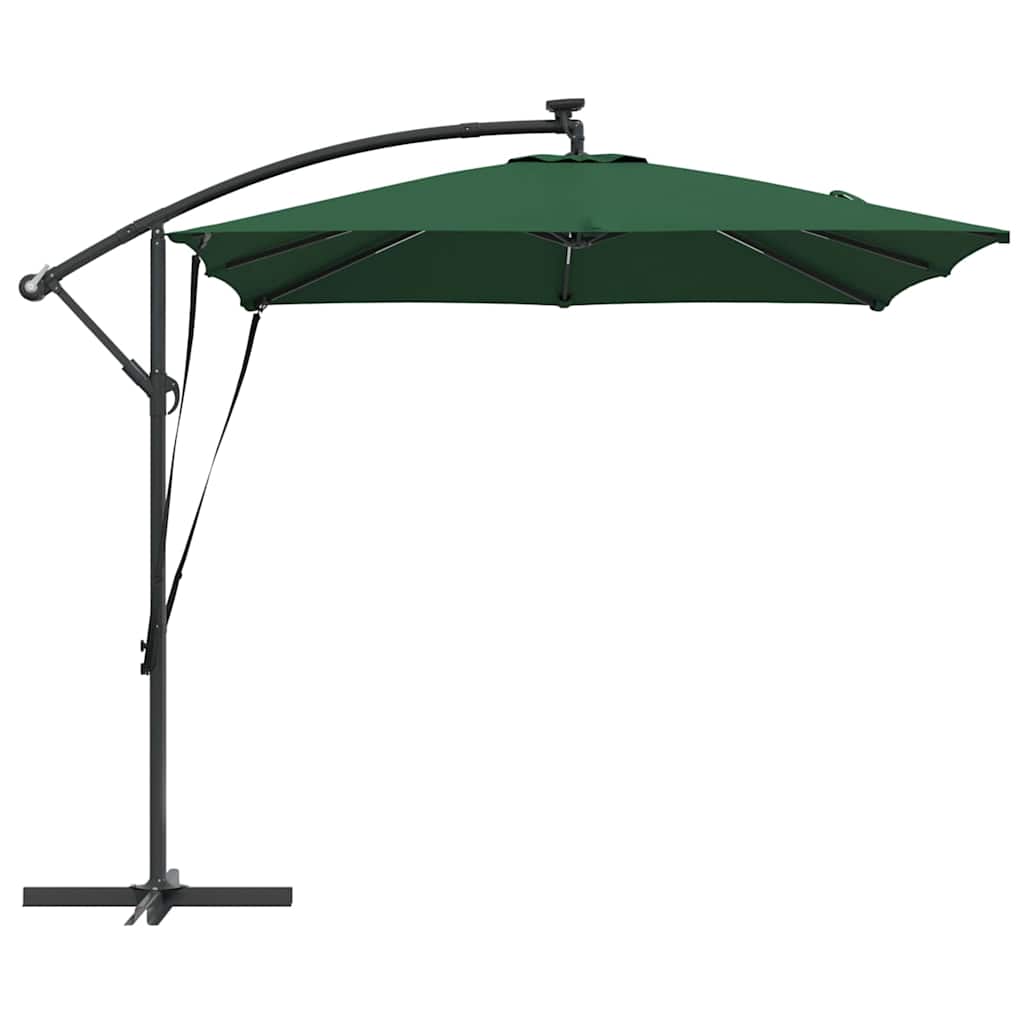 Cantilever Banana Parasol Green 249 x 249 x 250 cm