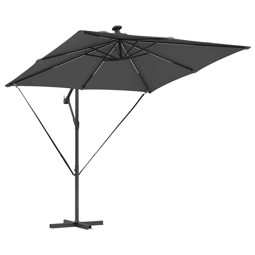Cantilever Banana Parasol Anthracite 249 x 249 x 250 cm