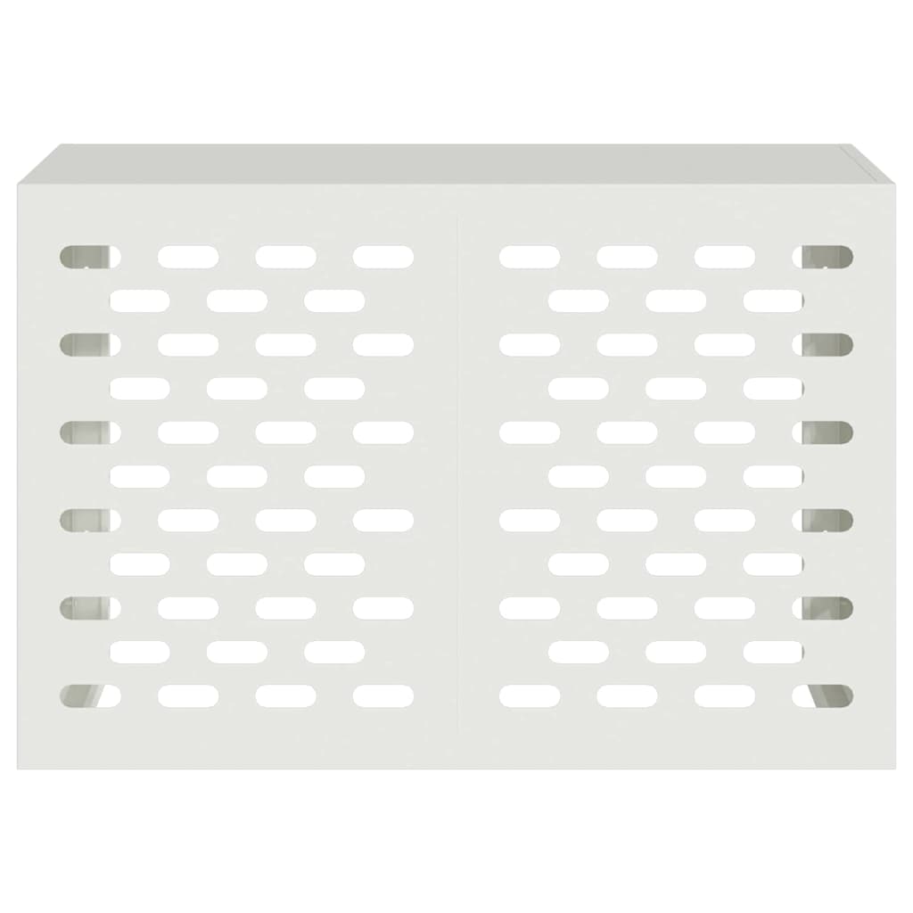 Air Conditioner Cover White 90 x 40 x 60 cm Steel