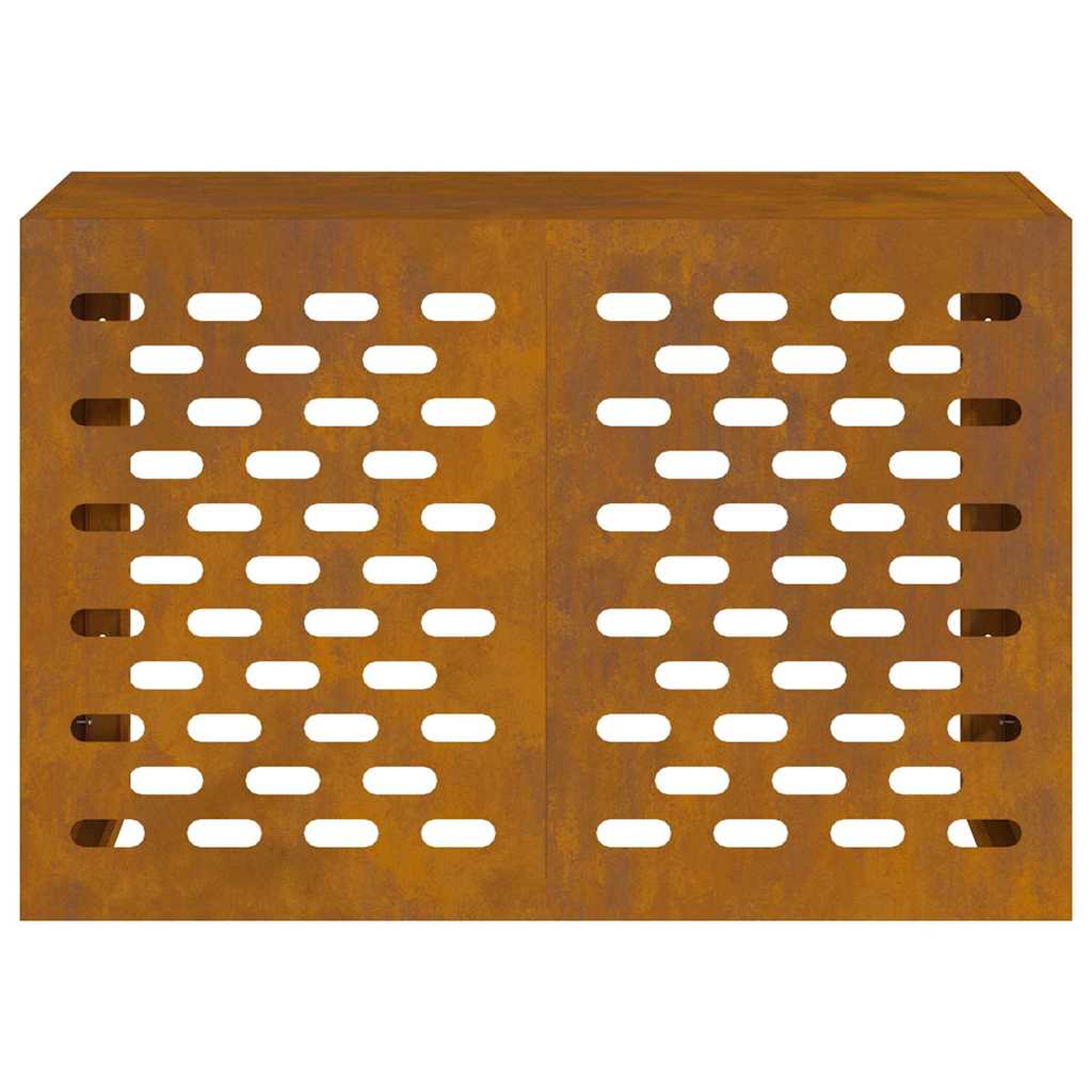 Air Conditioner Cover Rusty 90 x 40 x 60 cm Weathering steel