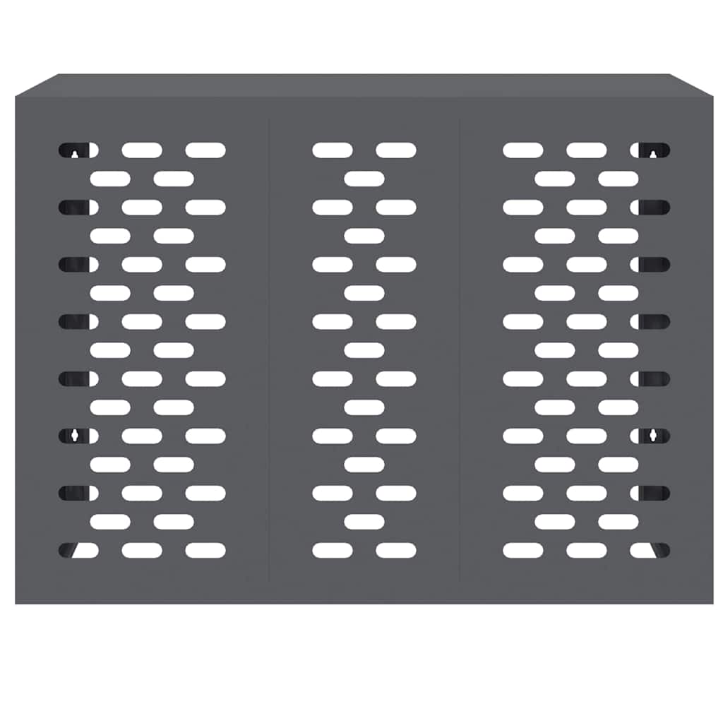 Air Conditioner Cover Anthracite 110 x 50 x 80 cm Steel