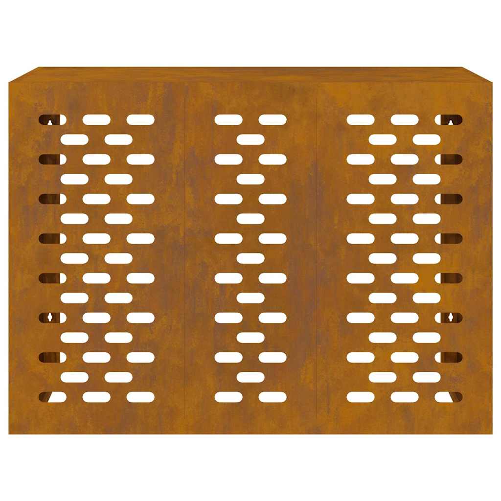 Air Conditioner Cover Rusty 110 x 50 x 80 cm Weathering steel