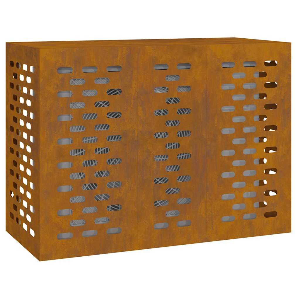 Air Conditioner Cover Rusty 110 x 50 x 80 cm Weathering steel