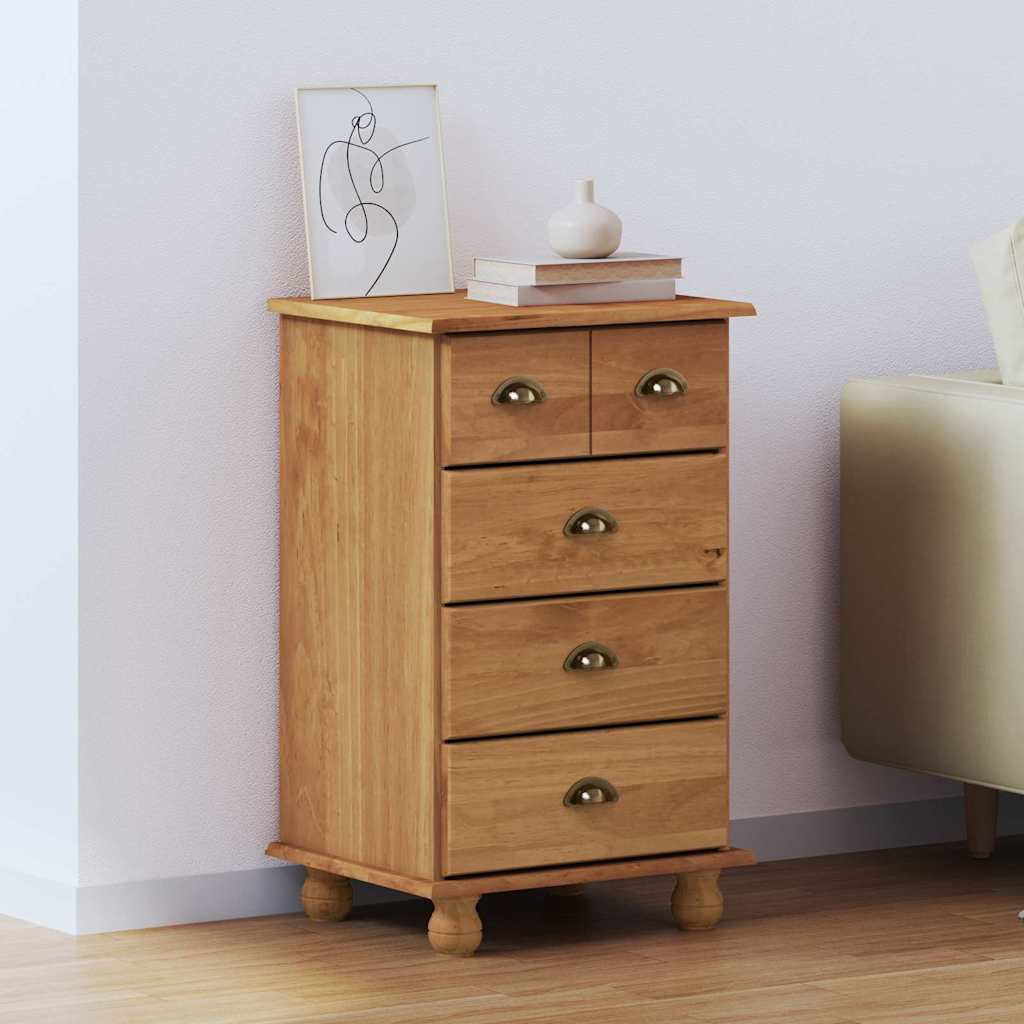 Chest of Drawer ASKIM Brown 45.8 x 40 x 79 cm Solid Pine wood