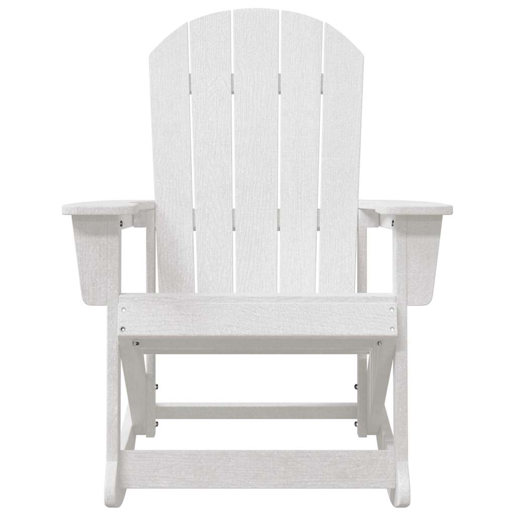 Adirondack Rocking Chair White 73.5 x 92 x 90cm Plastic