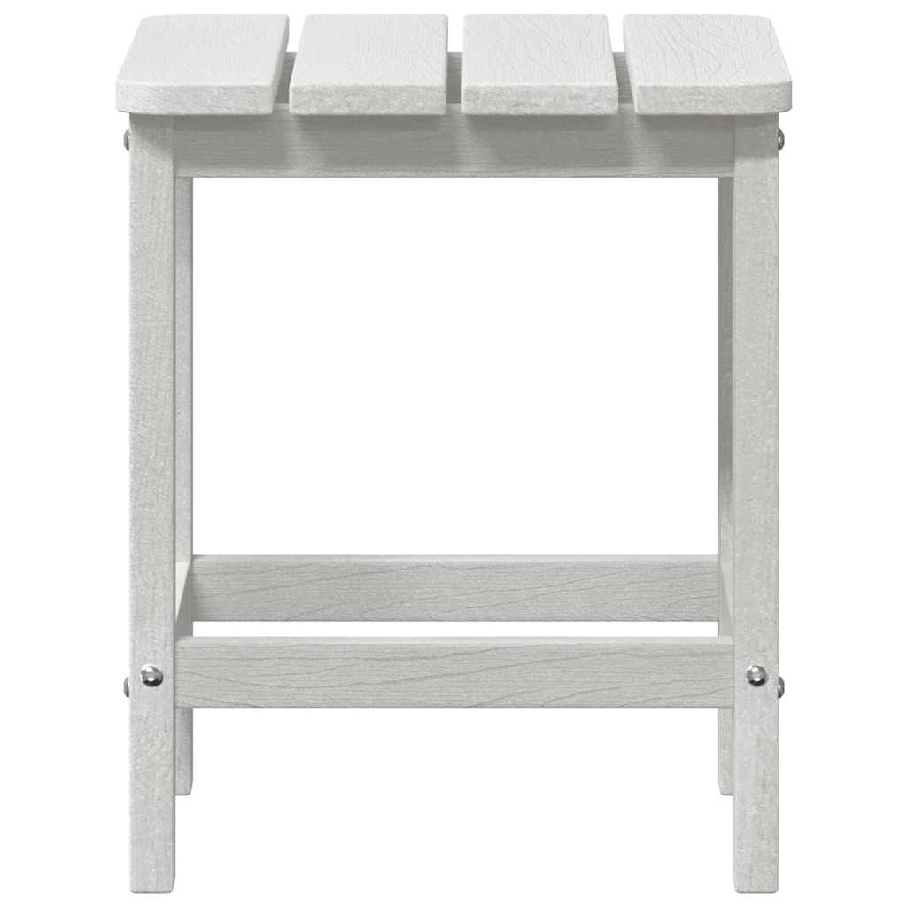 Adirondack Side Table White 38 x 38 x 46 cm HDPE