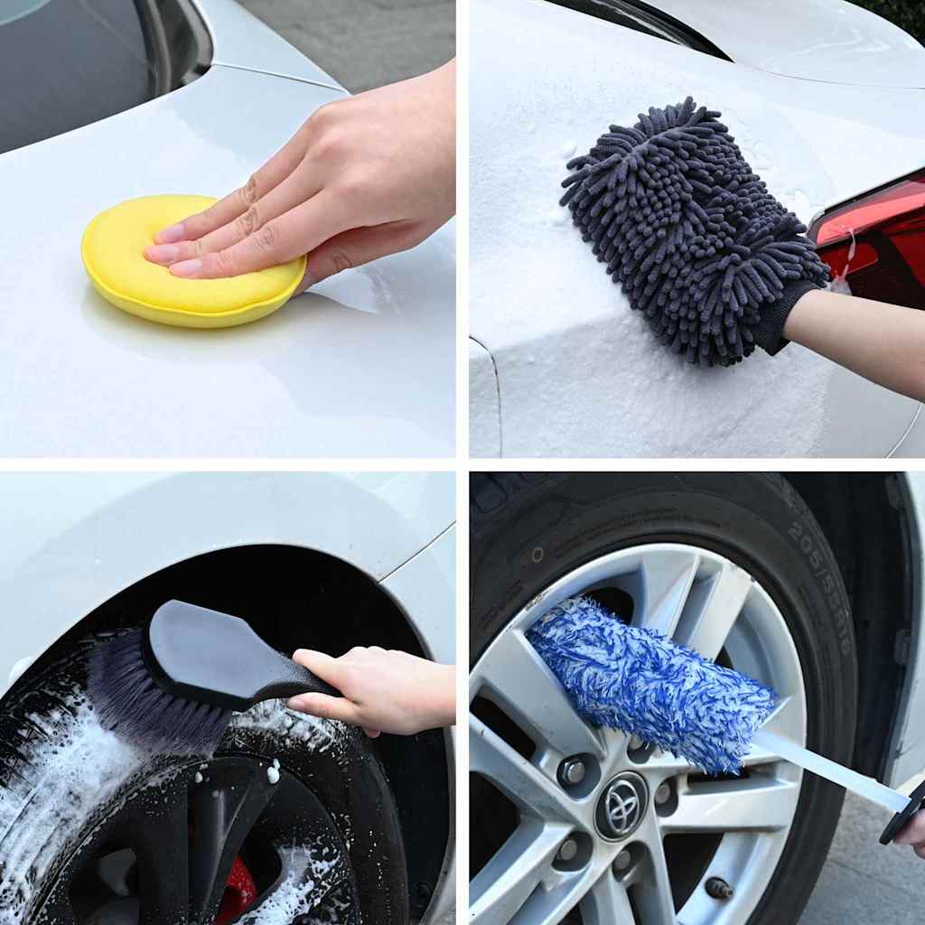 Car Cleaning Brush Set 13 pcs 13 pcs Multi Color