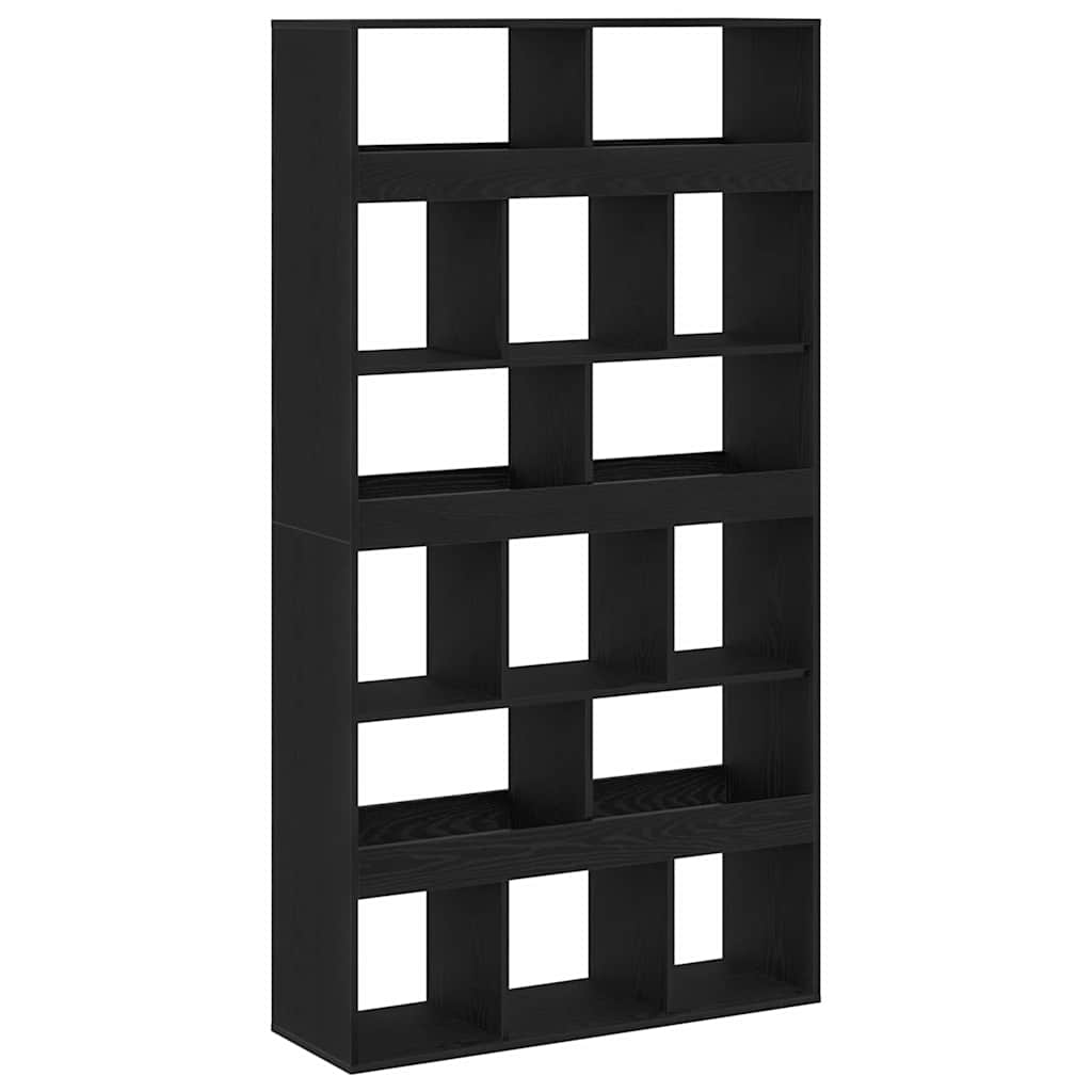 Bookshelf 2 pcs Black oak 100 x 33 x 187.5 cm Engineered wood