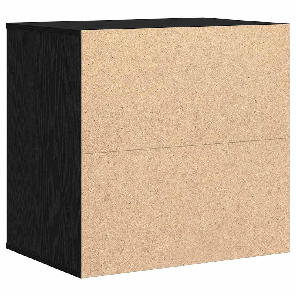 Chest of Drawers Black oak 60 x 41 x 58 cm Engineered wood