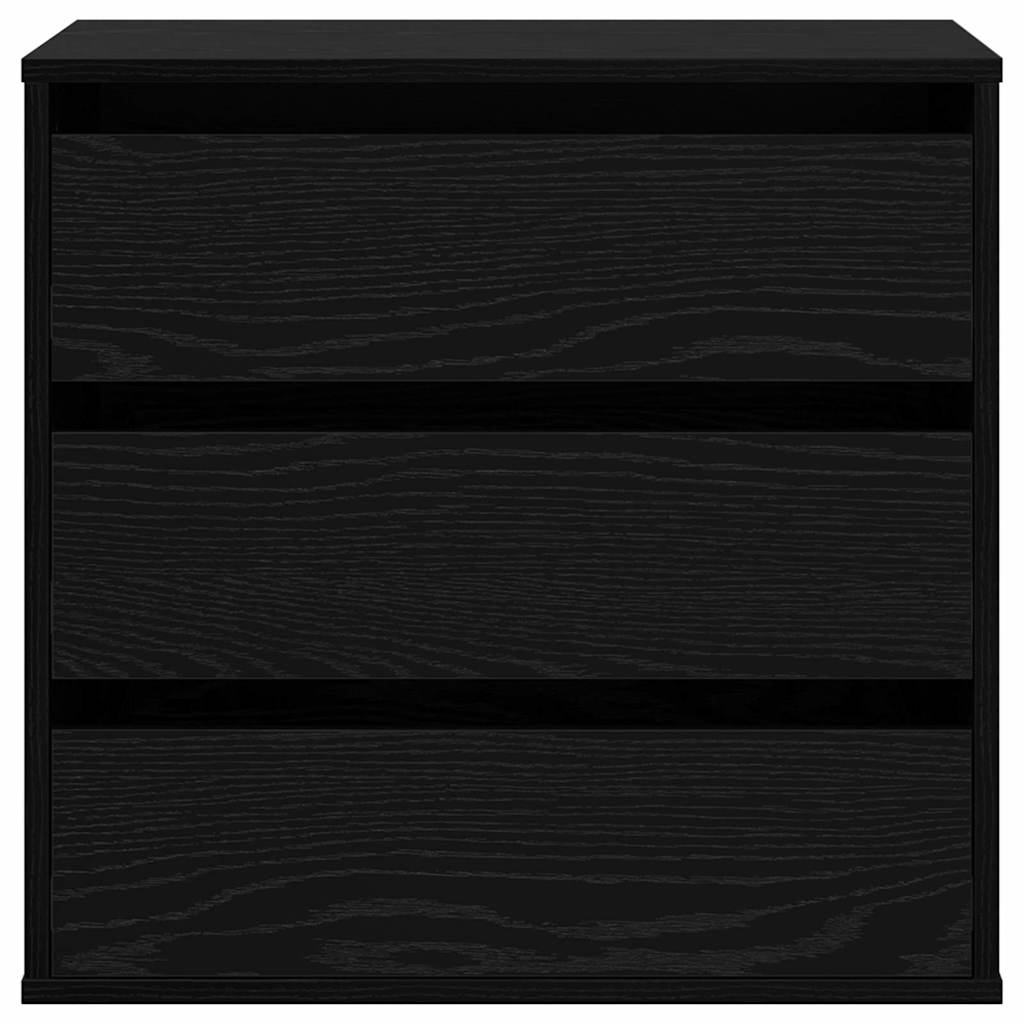 Chest of Drawers Black oak 60 x 41 x 58 cm Engineered wood