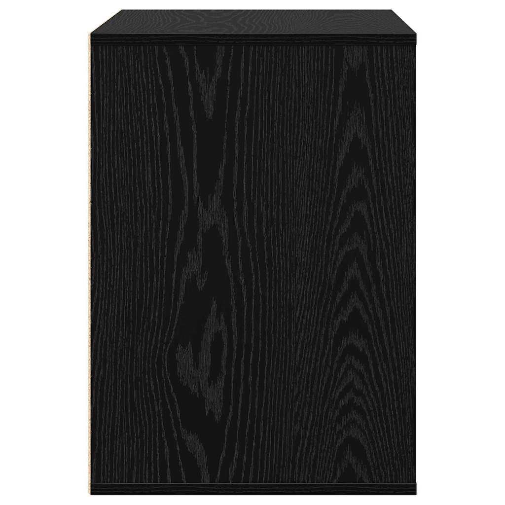 Chest of Drawers Black oak 60 x 41 x 58 cm Engineered wood