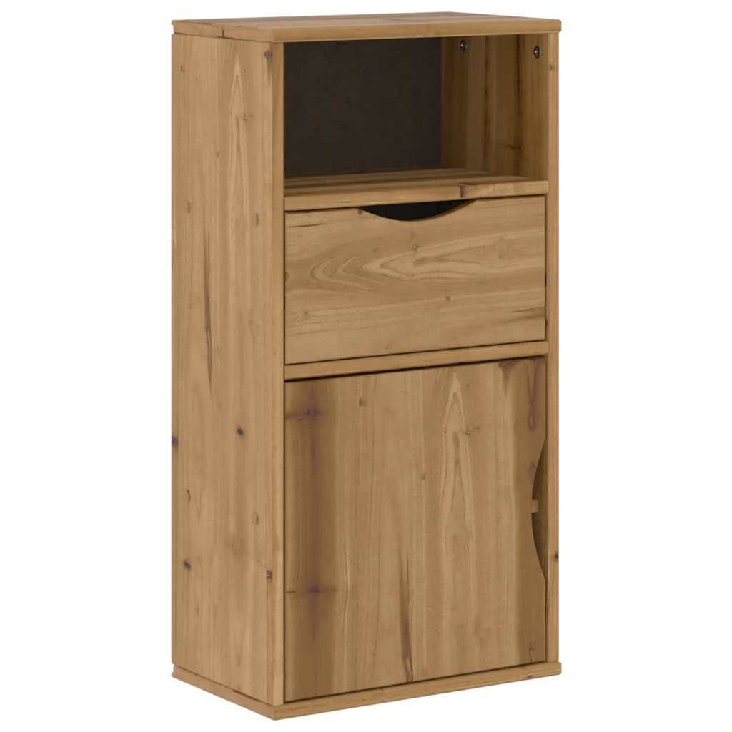 4 Piece TV Units with Storage ODDA Solid Wood Pine