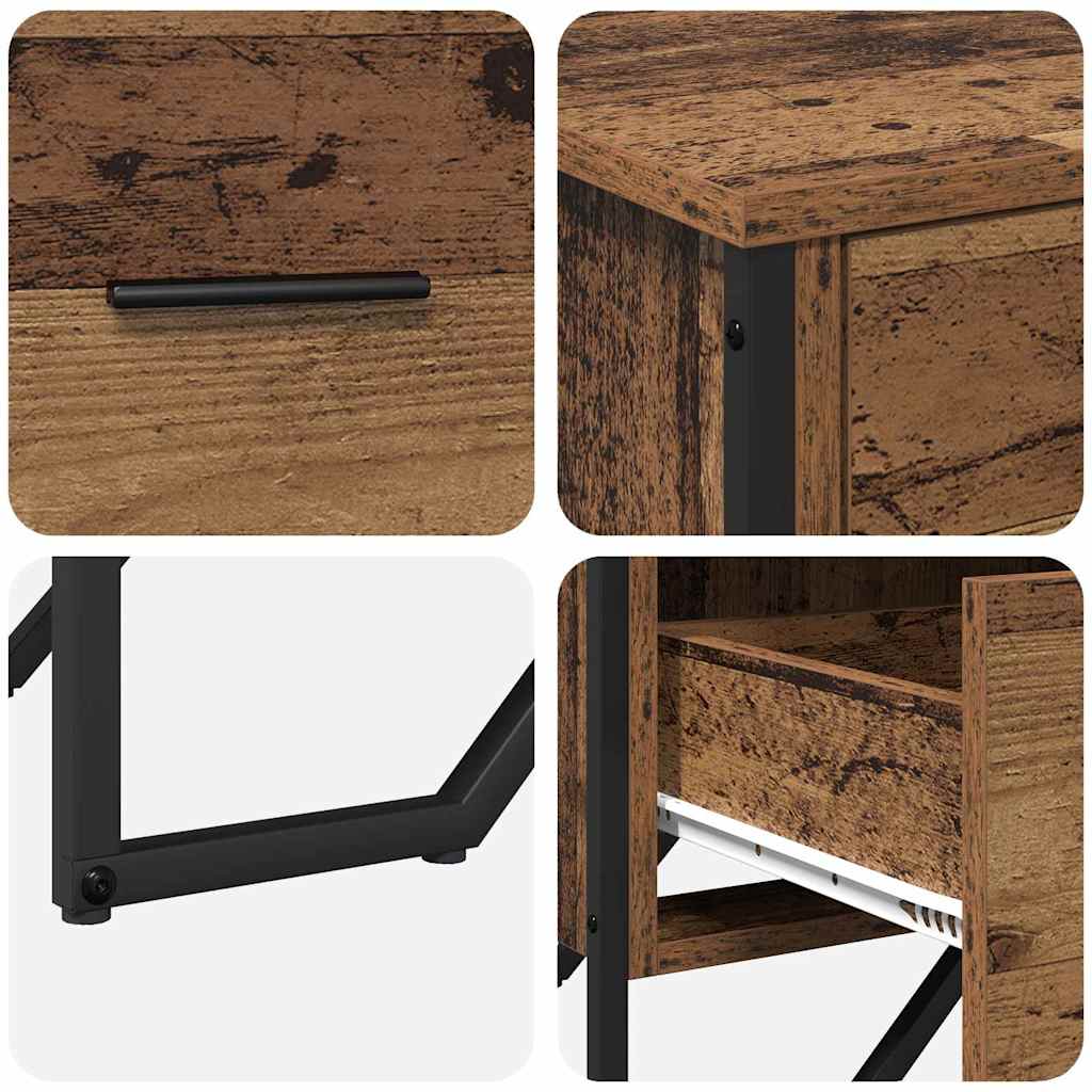 Chest of Drawers Old Wood 91 x 35.5 x 74.5 cm Engineered wood