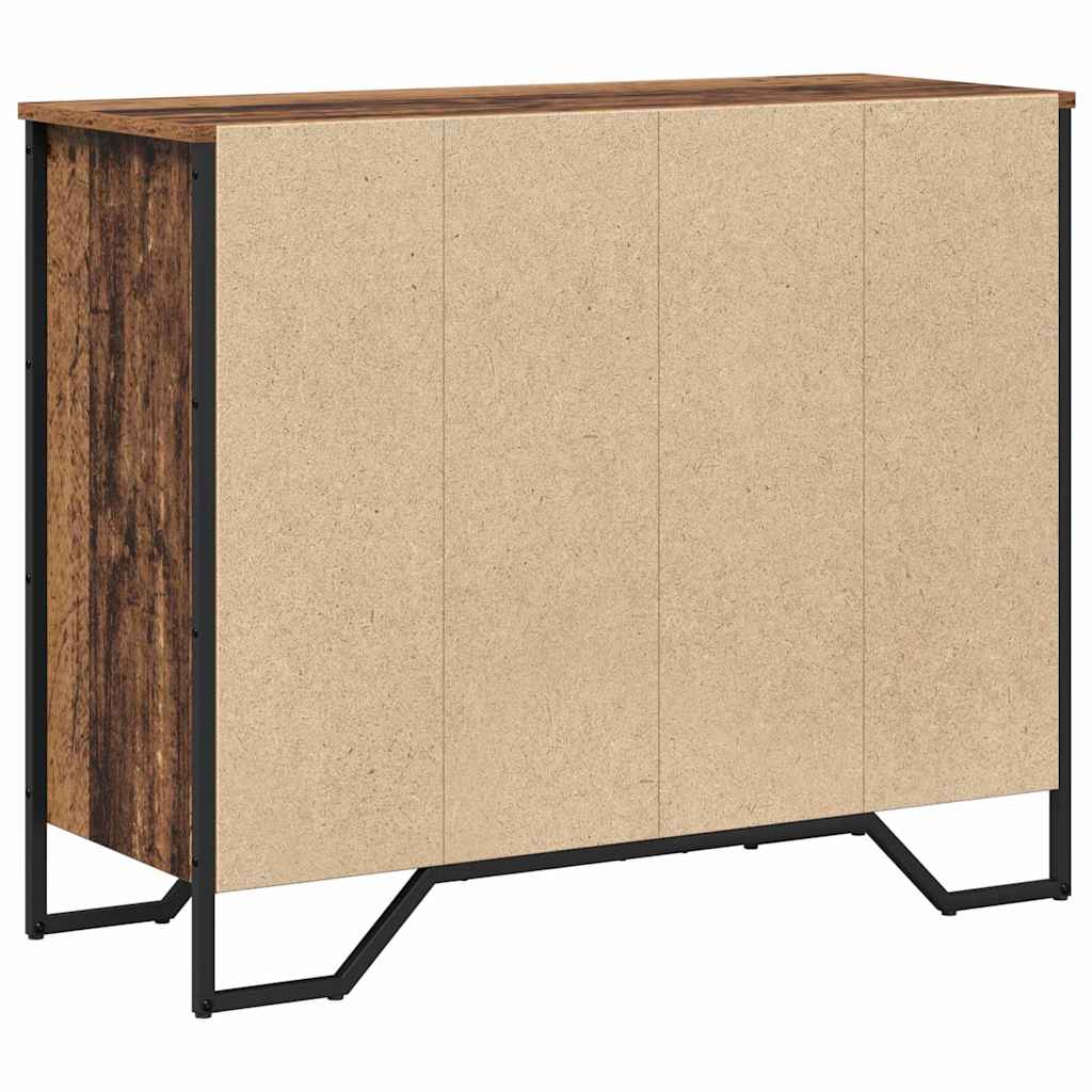 Chest of Drawers Old Wood 91 x 35.5 x 74.5 cm Engineered wood