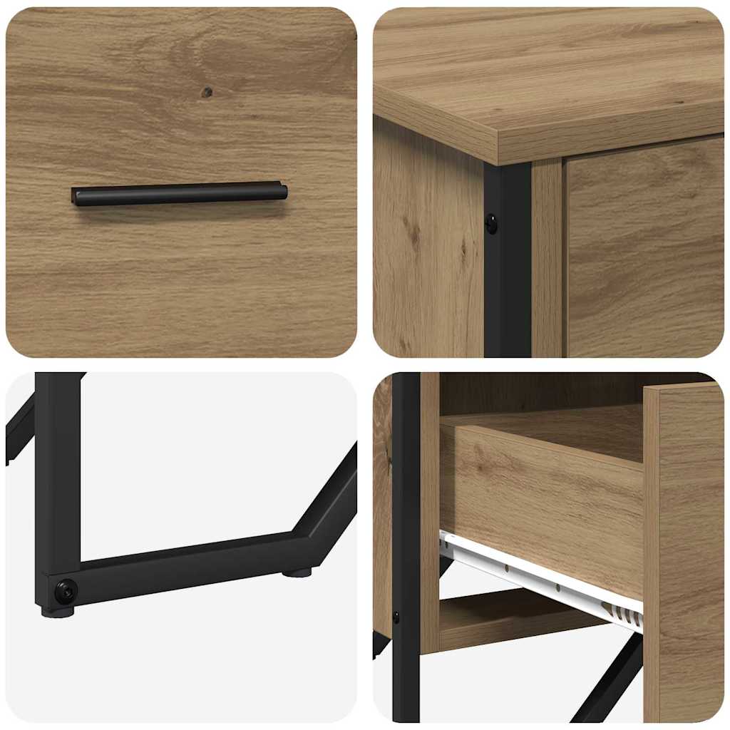 Chest of Drawers with Drawer Artisan oak 91 x 35.5 x 74.5 cm