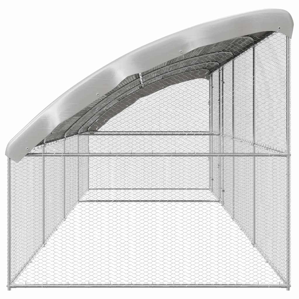 Chicken Cage Silver 800 x 200 x 198.5 cm Galvanised steel
