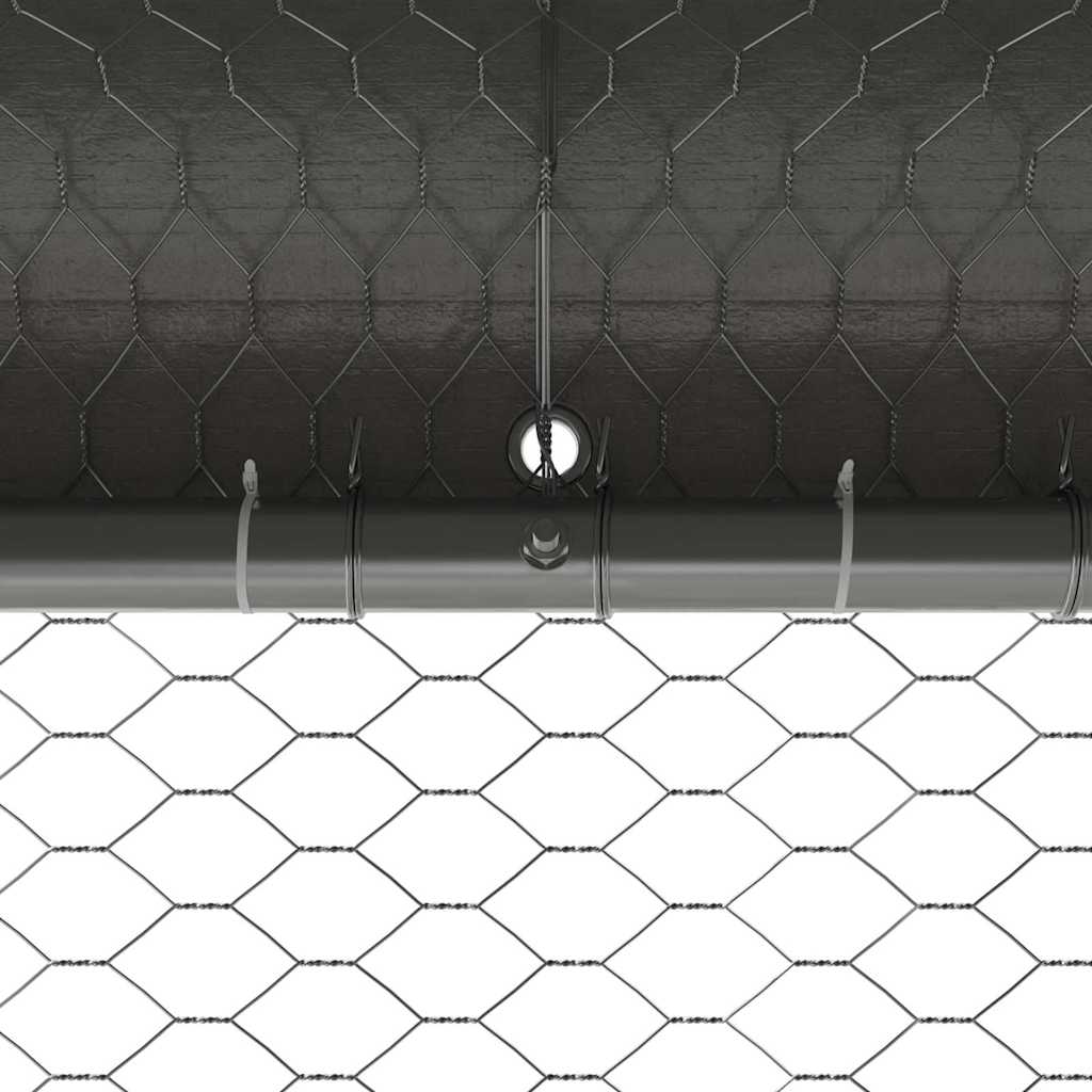Chicken Cage Silver 400 x 200 x 198.5 cm Galvanised steel
