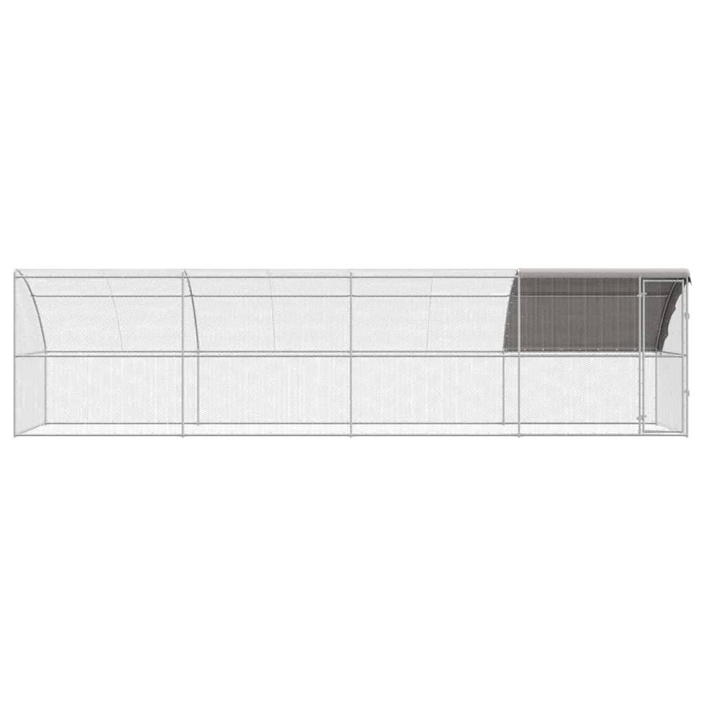 Chicken Cage Silver 800 x 200 x 198.5 cm Galvanised steel