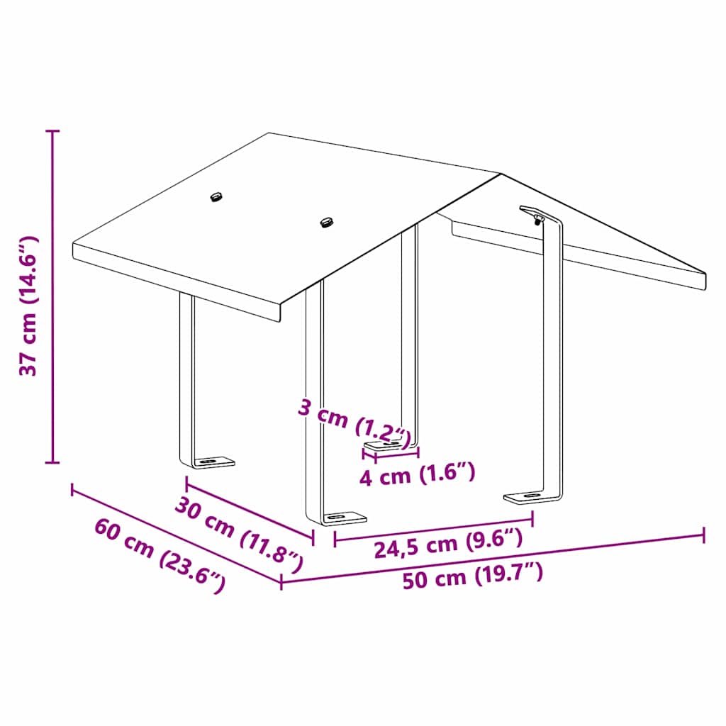 Chimney Hood Silver 50 x 60 x 37 cm Stainless Steel