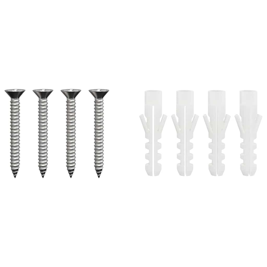 Chimney Head Extension Silver 24 x 24 x 50 cm Stainless Steel
