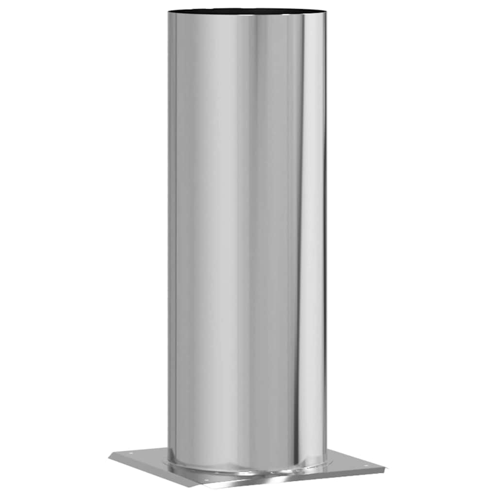 Chimney Head Extension Silver 29 x 29 x 50 cm Stainless Steel