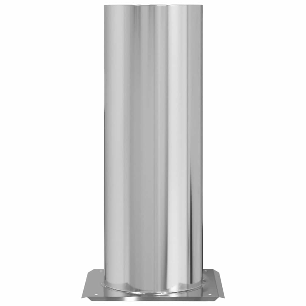 Chimney Head Extension Silver 29 x 29 x 50 cm Stainless Steel