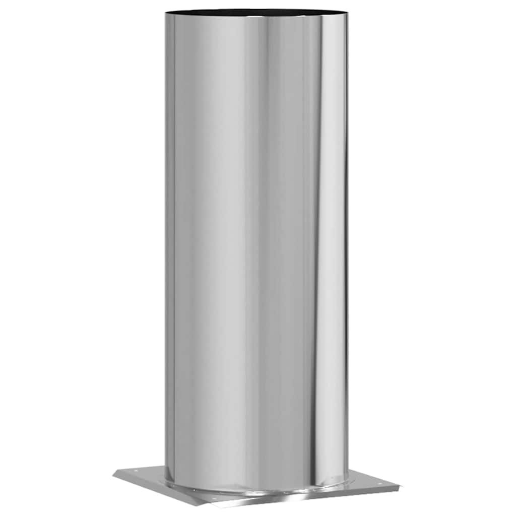 Chimney Head Extension Silver 31 x 31 x 50 cm Stainless Steel