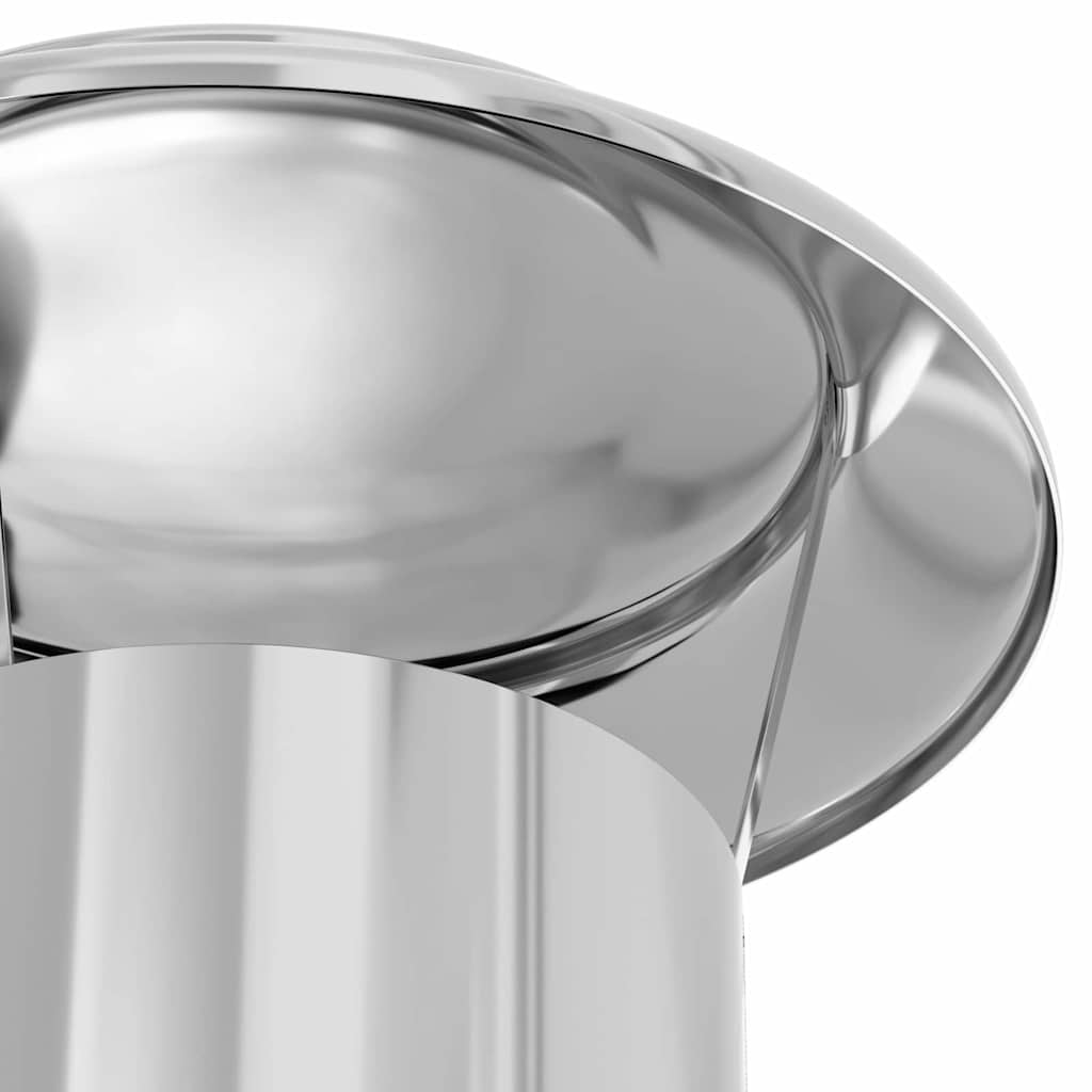 Chimney Extension Silver 25 x 25 x 65 cm Stainless Steel