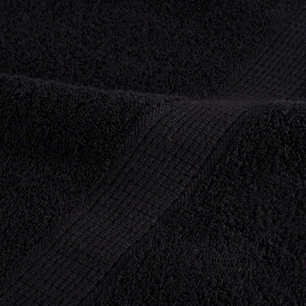 600 gsm Guest Towels SOLUND 50 pcs Black 50 x 100 cm Cotton