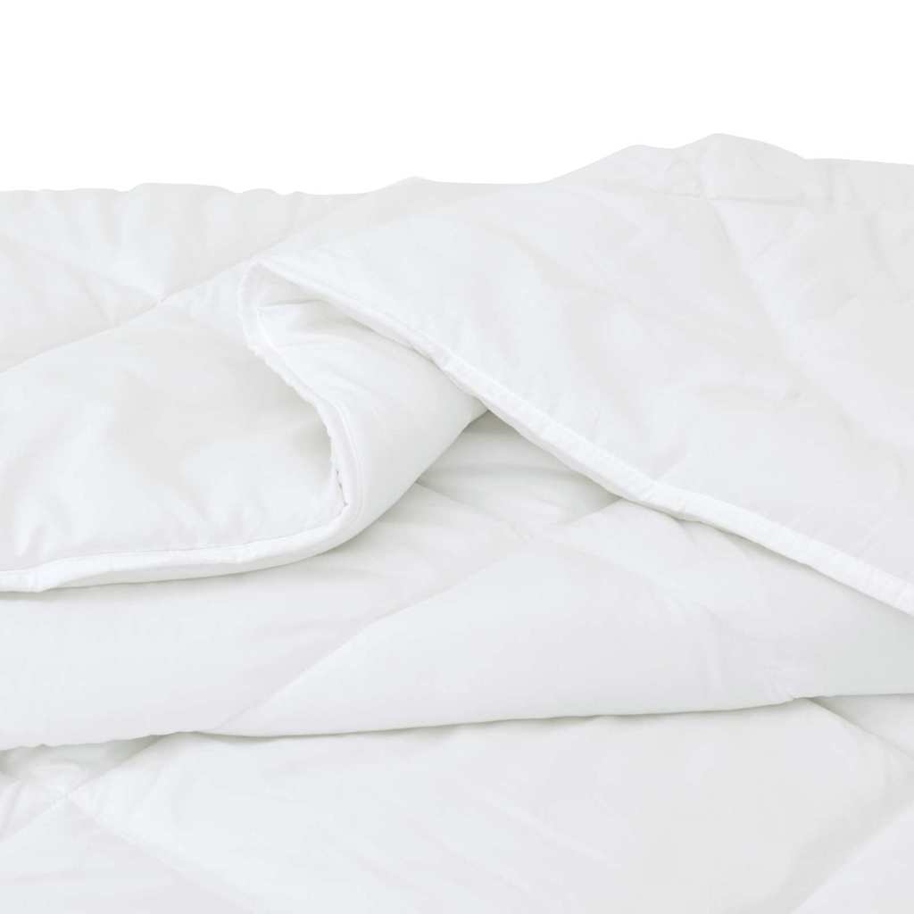 All-season Duvet 2 pcs White 135 x 200 cm Microfibre