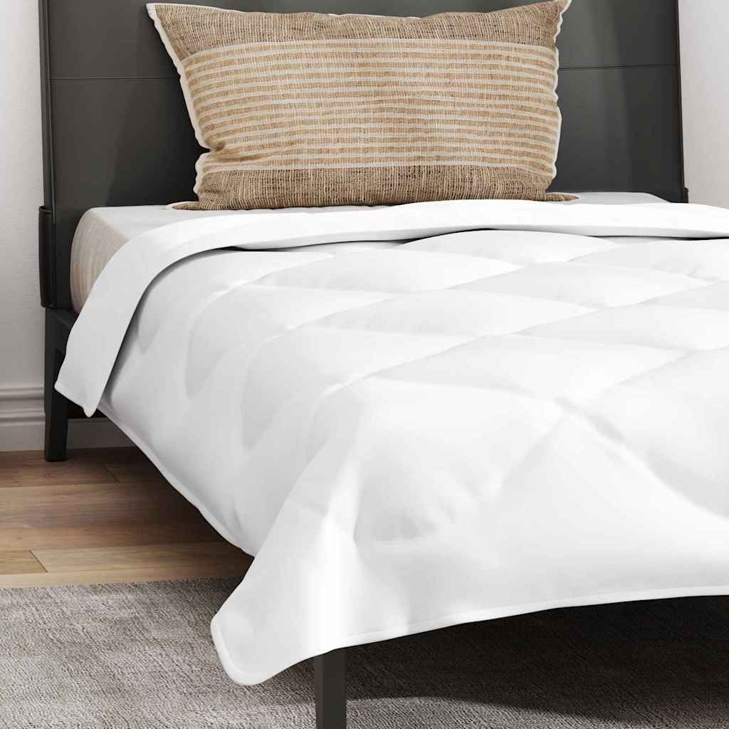 All-season Duvet 2 pcs White 135 x 200 cm Microfibre