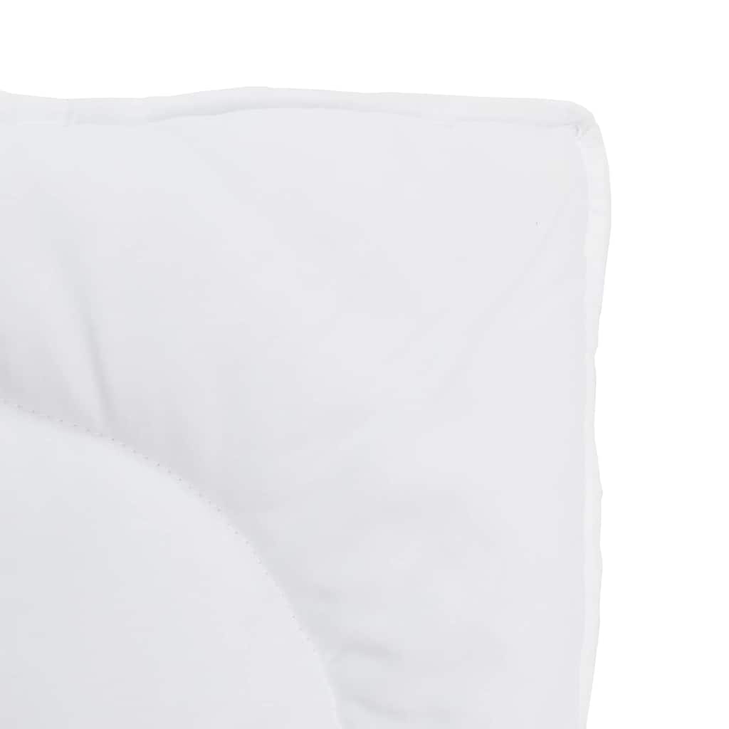 All-season Duvet 2 pcs White 135 x 200 cm Microfibre