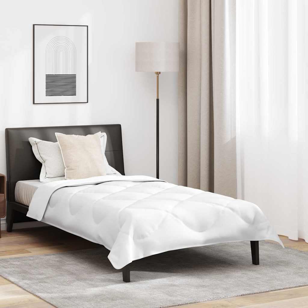 All-season Duvet 2 pcs White 135 x 200 cm Microfibre